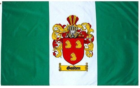 Gosden family crest coat of arms flag