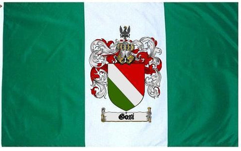 Gosi family crest coat of arms flag