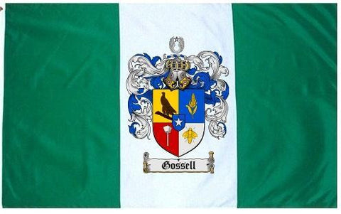 Gossell family crest coat of arms flag