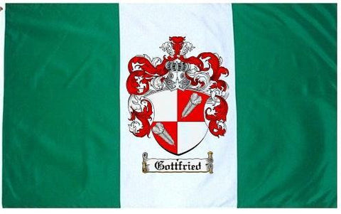 Gottfried family crest coat of arms flag