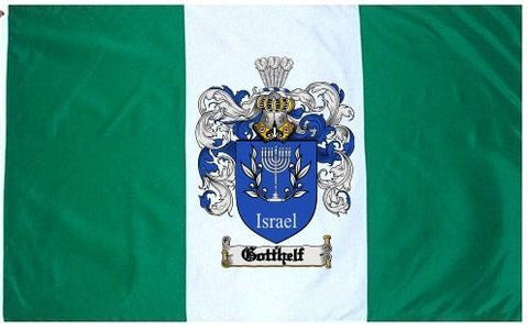 Gotthelf family crest coat of arms flag