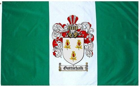 Gottschalk family crest coat of arms flag