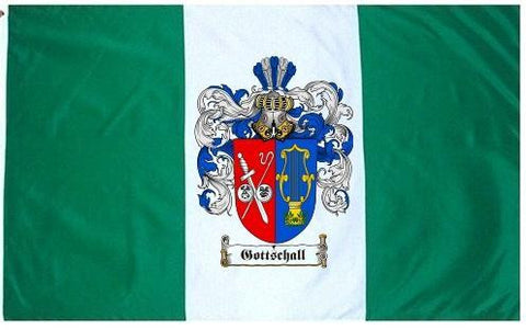 Gottschall family crest coat of arms flag