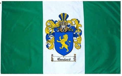 Goulard family crest coat of arms flag