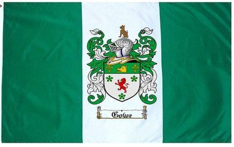 Gowe family crest coat of arms flag