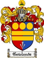 Gowlands coat of arms family crest download