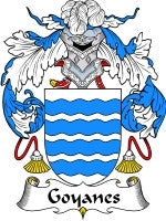 Goyanes coat of arms family crest download