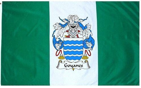Goyanes family crest coat of arms flag
