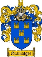 Gramatges coat of arms family crest download
