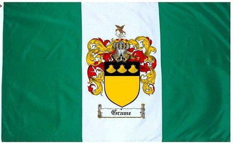 Grame family crest coat of arms flag