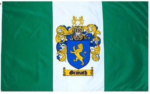Granath family crest coat of arms flag