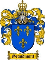 Grandmont coat of arms family crest download