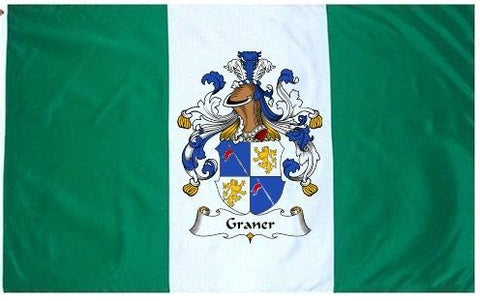 Graner family crest coat of arms flag