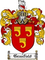 Granfield coat of arms family crest download