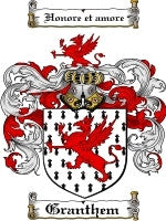 Granthem coat of arms family crest download