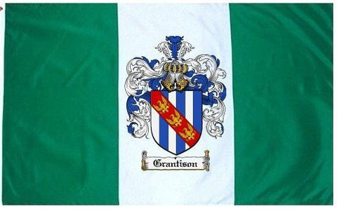Grantison family crest coat of arms flag