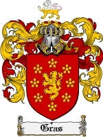 Gras coat of arms family crest download