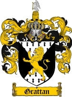 Grattan coat of arms family crest download