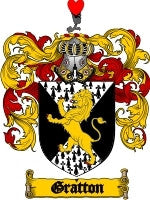 Gratton coat of arms family crest download