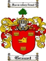 Graunt coat of arms family crest download