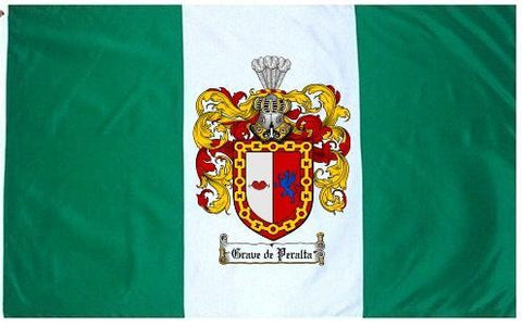 Gravedeperalta family crest coat of arms flag