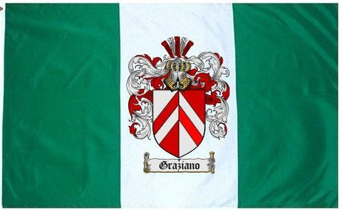 Graziano family crest coat of arms flag