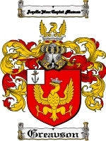 Greavson coat of arms family crest download