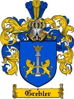 Grebler coat of arms family crest download