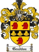 Greddon coat of arms family crest download
