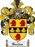Gredon coat of arms family crest download