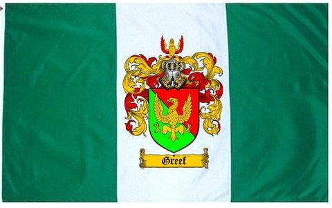 Greef family crest coat of arms flag