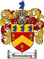 Greenaway coat of arms family crest download