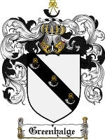 Greenhalge coat of arms family crest download