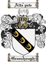 Greenhough coat of arms family crest download