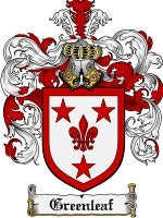 Greenleaf coat of arms family crest download