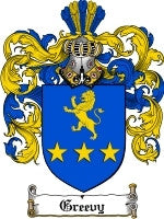 Greevy coat of arms family crest download