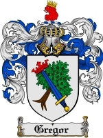 Gregor coat of arms family crest download