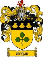 Grehan coat of arms family crest download
