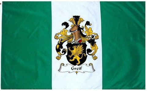 Greif family crest coat of arms flag