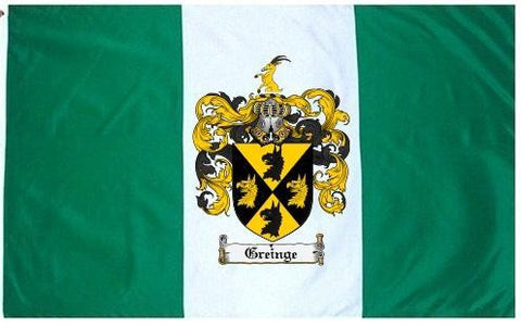 Greinge family crest coat of arms flag