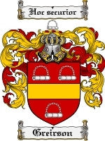 Greirson coat of arms family crest download