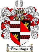 Gremminger coat of arms family crest download