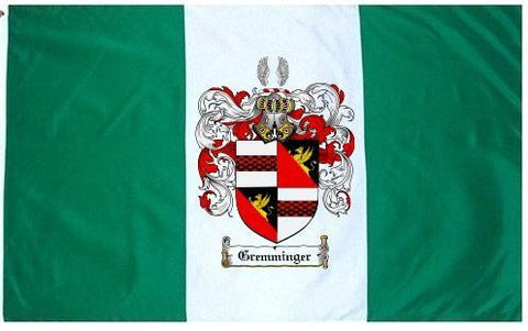 Gremminger family crest coat of arms flag