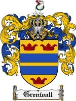 Grenwall coat of arms family crest download