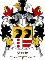 Gretz coat of arms family crest download