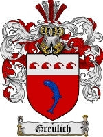 Greulich coat of arms family crest download