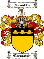 Greumach coat of arms family crest download