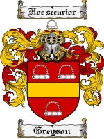 Greyson coat of arms family crest download