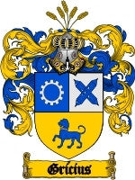 Gricius coat of arms family crest download