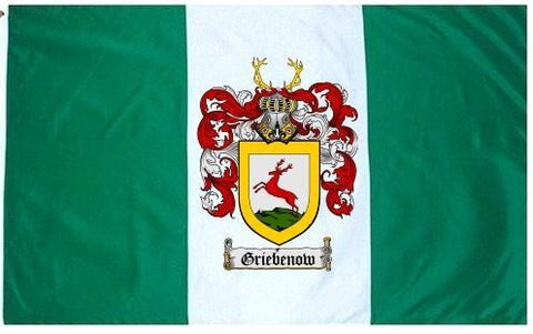 Griebenow family crest coat of arms flag